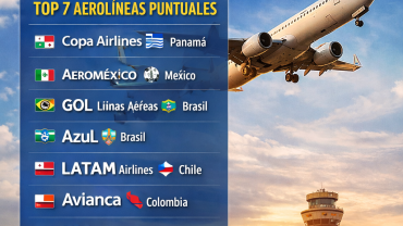 mejores aerolíneas en Sudamérica 2026