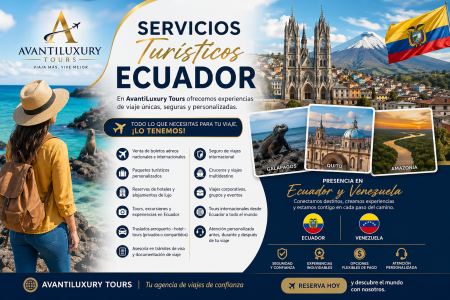 Servicios turísticos Ecuador con AvantiLuxury Tours