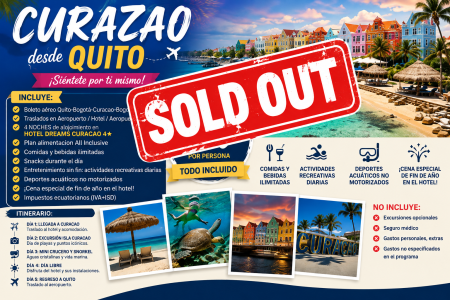 tour de fin de año a curacao desde quito