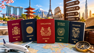 Ranking de los pasaportes más fuertes del mundo en 2026